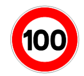 تحديد السرعة 100