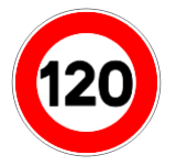تحديد السرعة 120
