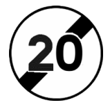 نهاية تحديد السرعة 20