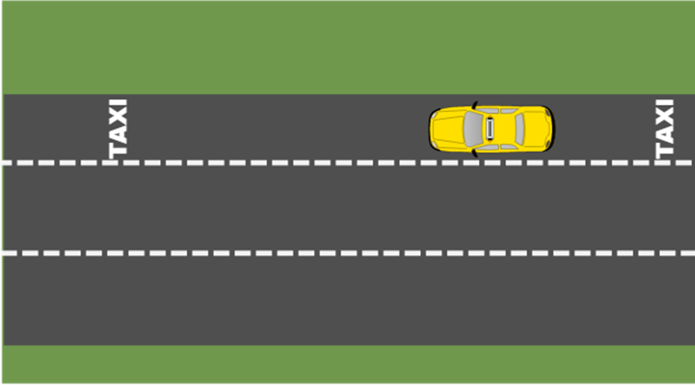 كلمة «TAXI»: مكان مخصص لسيارات الأجرة