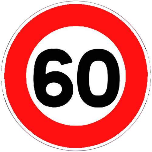 تحديد السرعة في 60 كلم / الساعة